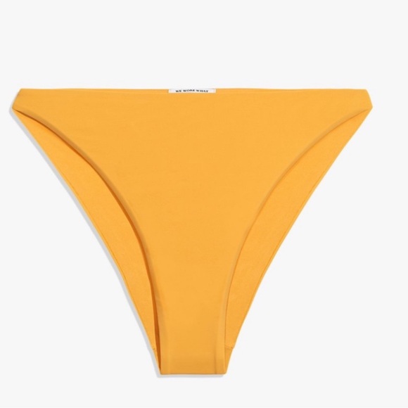 We Wore What Warm Apricot Amber Swim Bottom, SMALL - Picture 1 of 10
